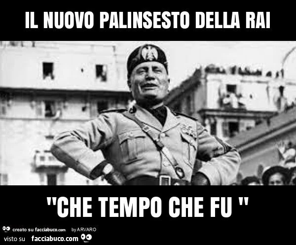 Il nuovo palinsesto della rai "che tempo che fu "