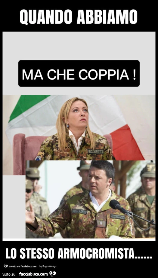 Quando abbiamo lo stesso armocromista