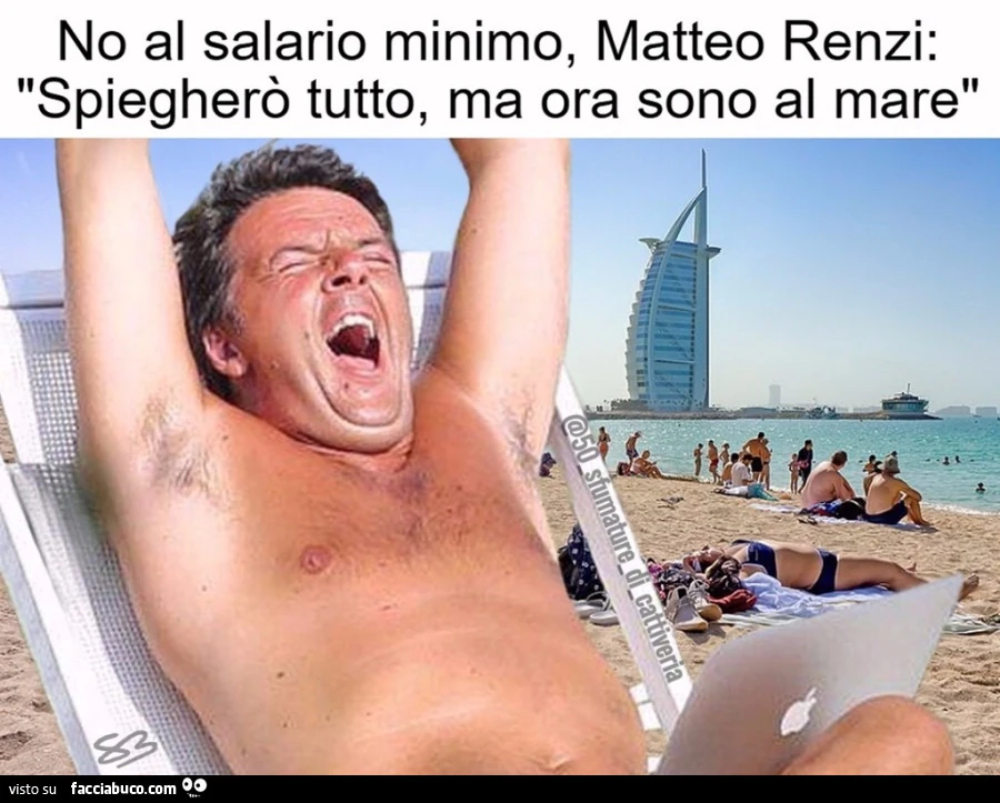 Spiegherò tutto ma ora sono al mare