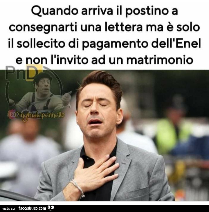 Quando arriva il postino a consegnarti una lettera