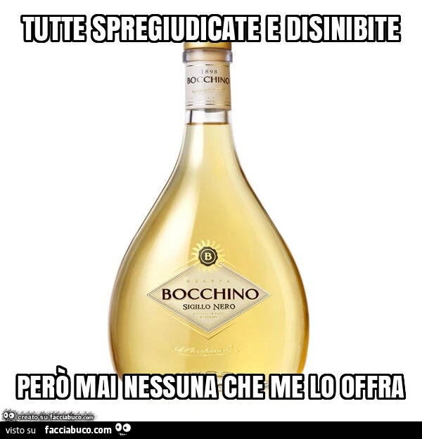 Tutte spregiudicate e disinibite però mai nessuna che me lo offra