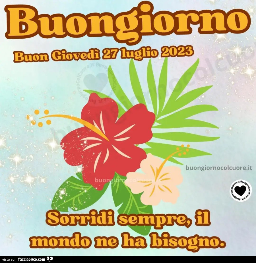 Buongiorno buongiornocolcuore. It