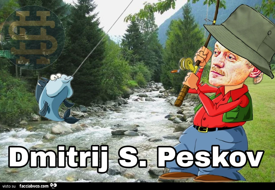 Caricatura di Dmitrij Peskov
