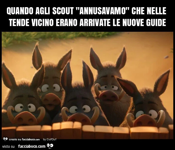 Quando agli scout "annusavamo" che nelle tende vicino erano arrivate le nuove guide