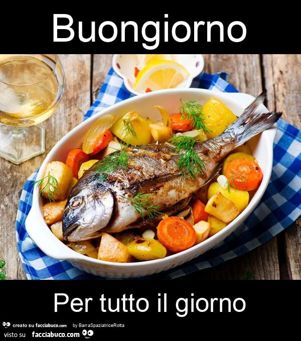 Buongiorno per tutto il giorno