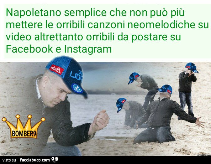 Napoletano semplice che no può più mettere le orribili canzoni neomelodiche