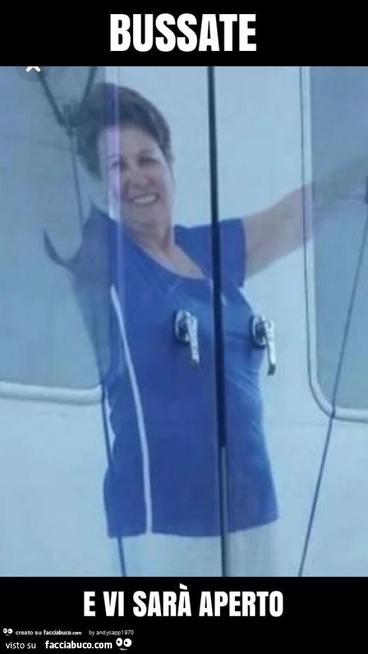 Bussate e vi sarà aperto