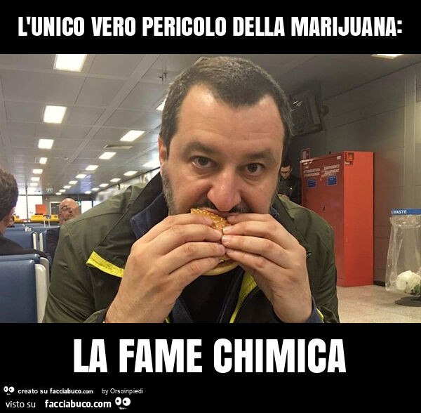 L'unico vero pericolo della marijuana: la fame chimica
