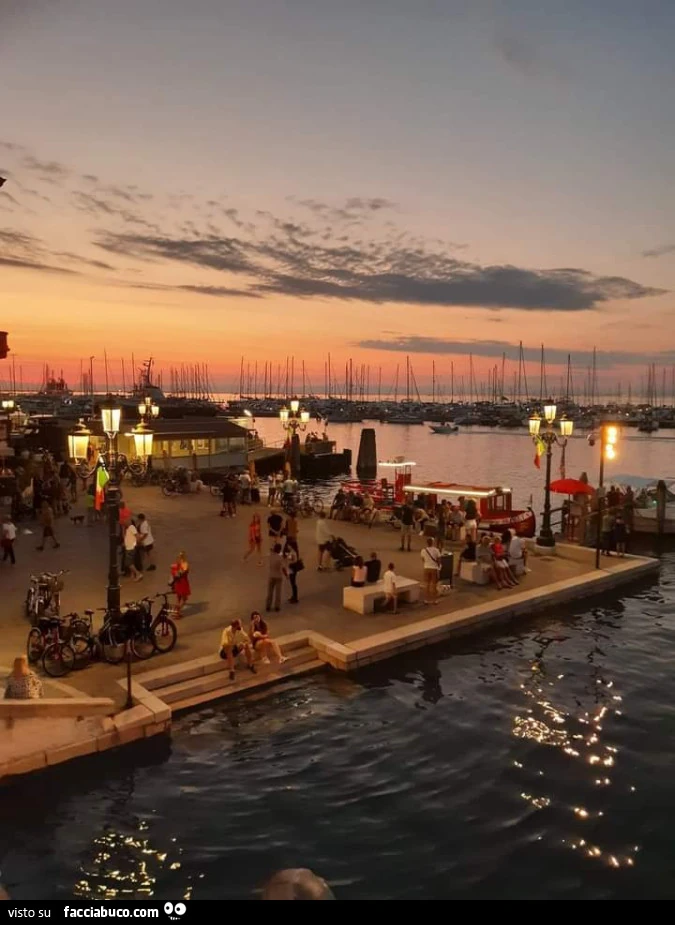Venezia tramonto Chioggia
