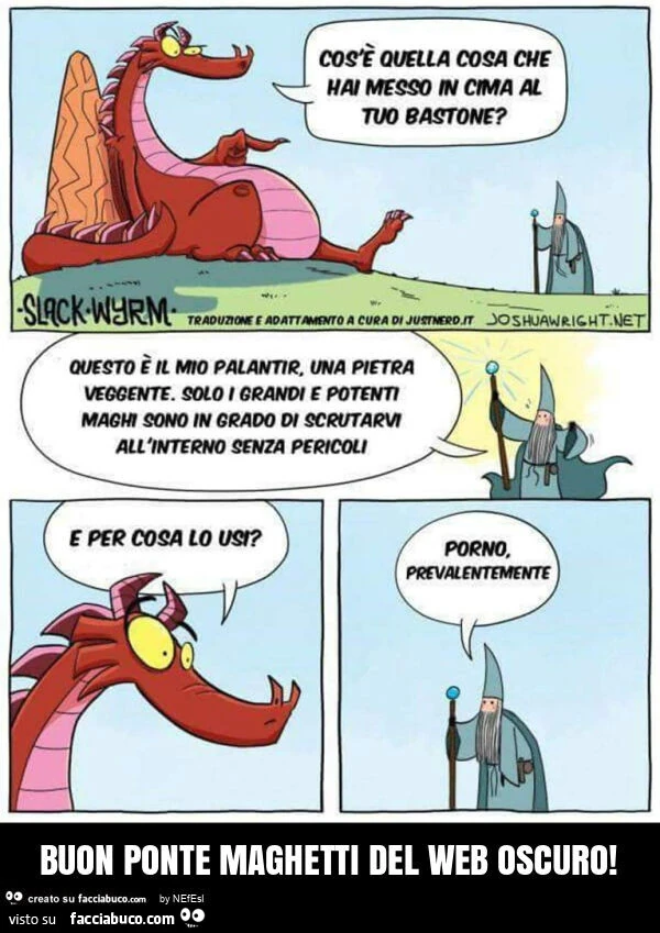 Buon ponte maghetti del web oscuro