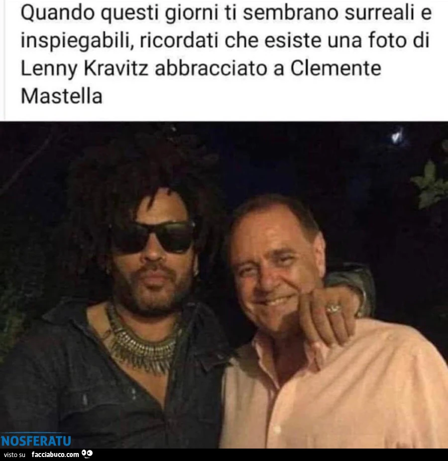 Giorni surreali e inspiegabili