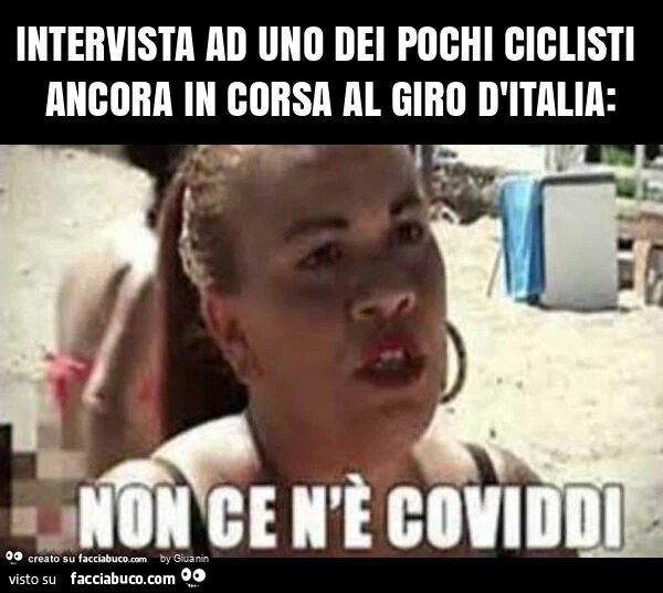 Intervista ad uno dei pochi ciclisti ancora in corsa al giro d'italia