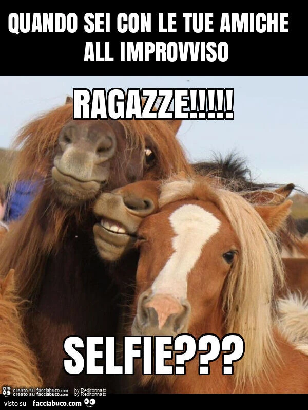 Quando sei con le tue amiche all improvviso