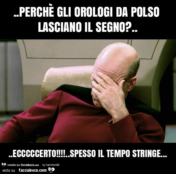 Perchรจ gli orologi da polso lasciano il segno? … ecccccerto! . Spesso il tempo stringe