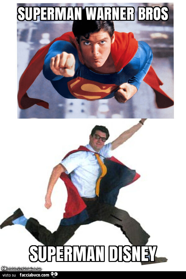 Superman warner bros superman disney