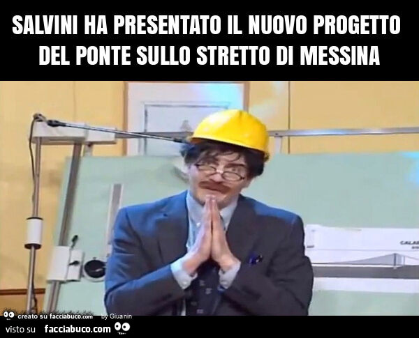 Salvini ha presentato il nuovo progetto del ponte sullo stretto di messina