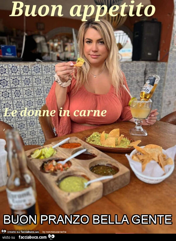 Buon pranzo bella gente