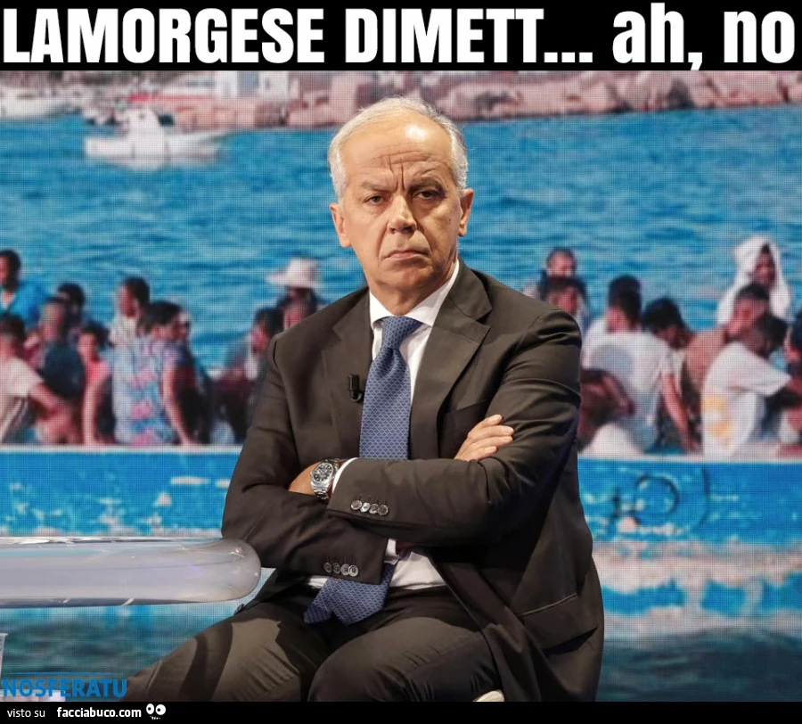 LAMORGHESE DIMETT&hellip; ah, no